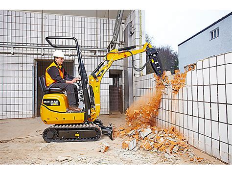 cat 300.9 mini excavator and breaker|300.9d.